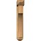 Ekena Millwork Westlake Arts and Crafts Rough Sawn Bracket w/ Offset Brace, Western Red Cedar, 6"W x 24"D x 36"H BKT0604X24X36WTL03RWR - alternate 4